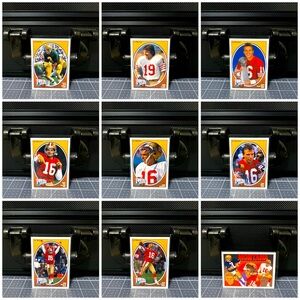 NFL COMPLETE SET Set of 9 Cards